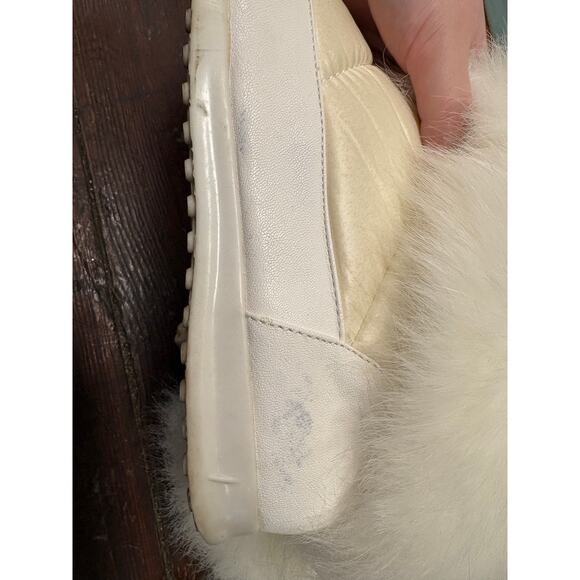 Y2K Baby Phat White Faux Fur Snow Boots Women's Size 8 - Picture 8 of 10